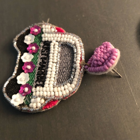 “ Just Married” earrings, never worn - Picture 2 of 3